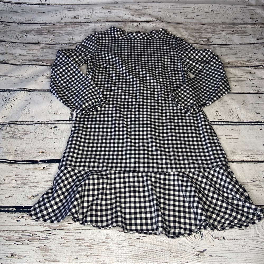 NWT J. Crew Black & White Gingham Dress Size S - Picture 3 of 10